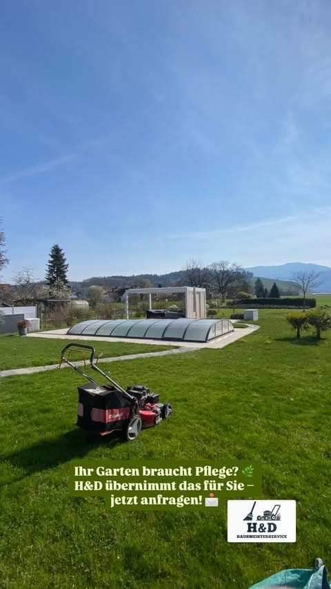 Gartenpflege an einer Außenanlage in Emmendingen
